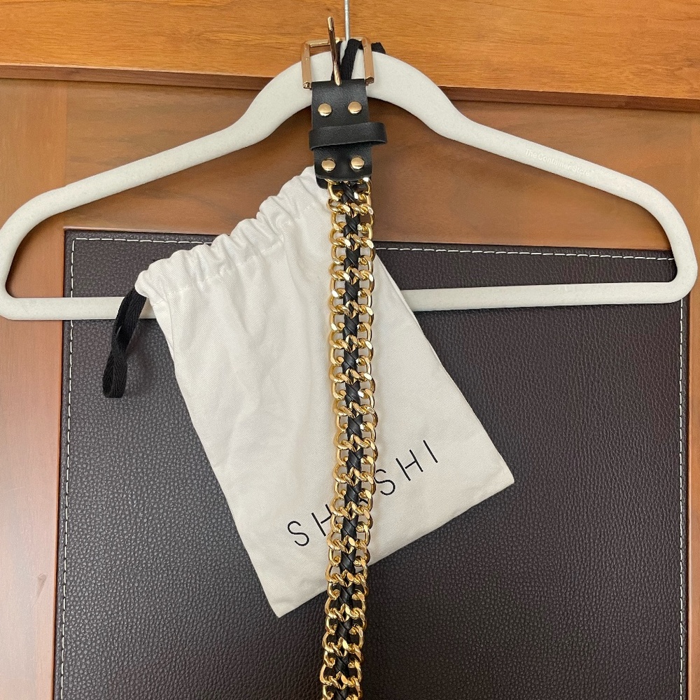 SHASHI chainlink belt